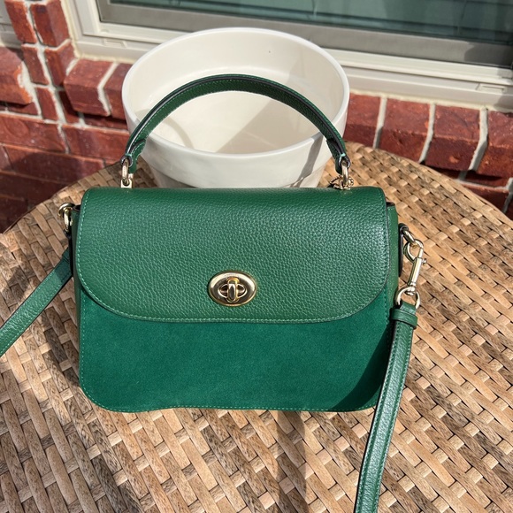 Coach Bags Euc Emerald Green Coach Crossbody Handbag Poshmark